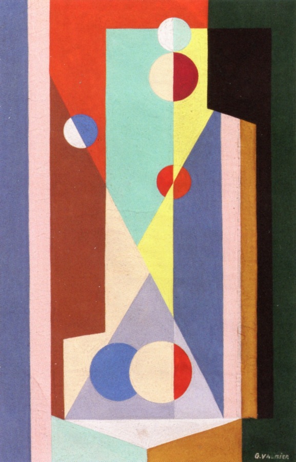Geometric Composition (1930) - Georges Valmier Tablo