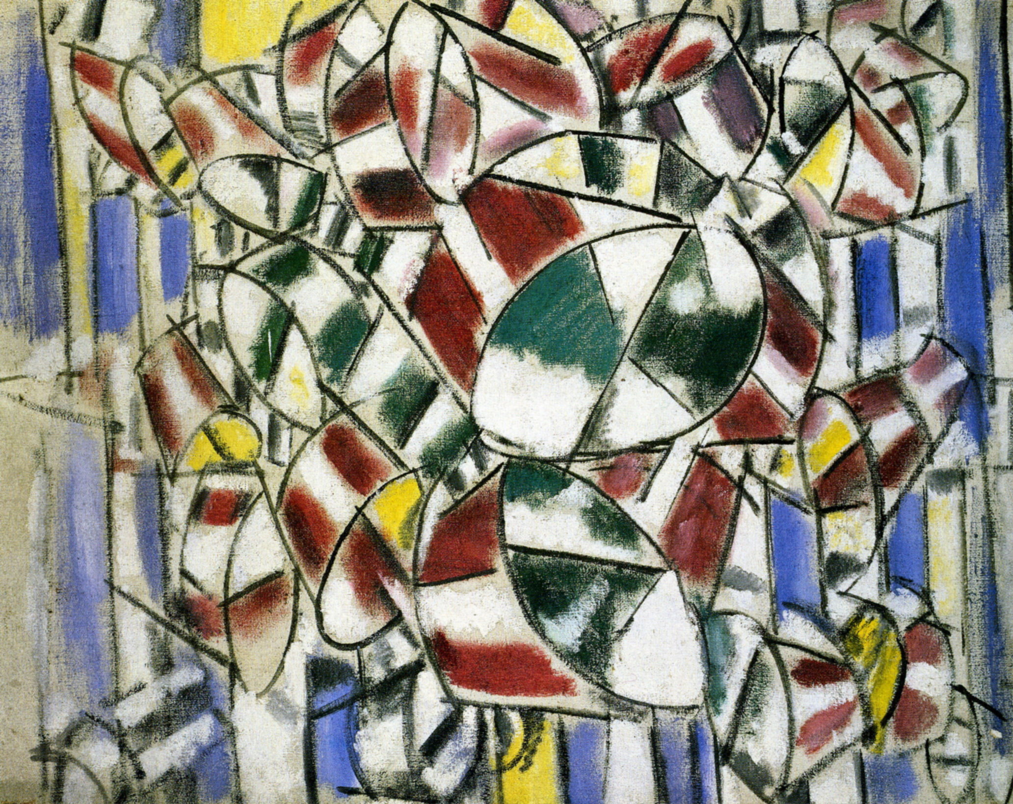 Geometric standards (1913) - Fernand Léger Tablo