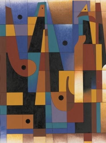 Geometrica en la forma (1951) – Carlos Mérida Tablo