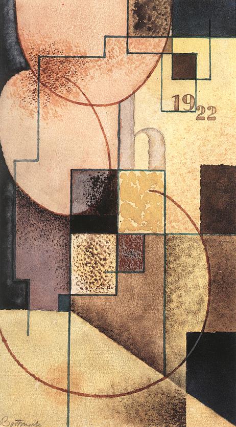 Geometrical Composition (1922) – Sándor Bortnyik Tablo