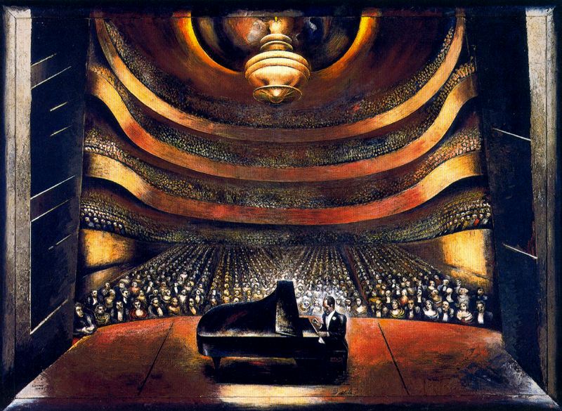 George Gershwin – David Alfaro Siqueiros Tablo