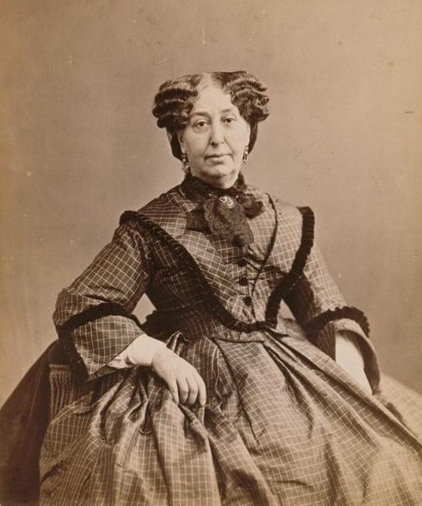 George Sand (1854) - Félix Nadar Tablo