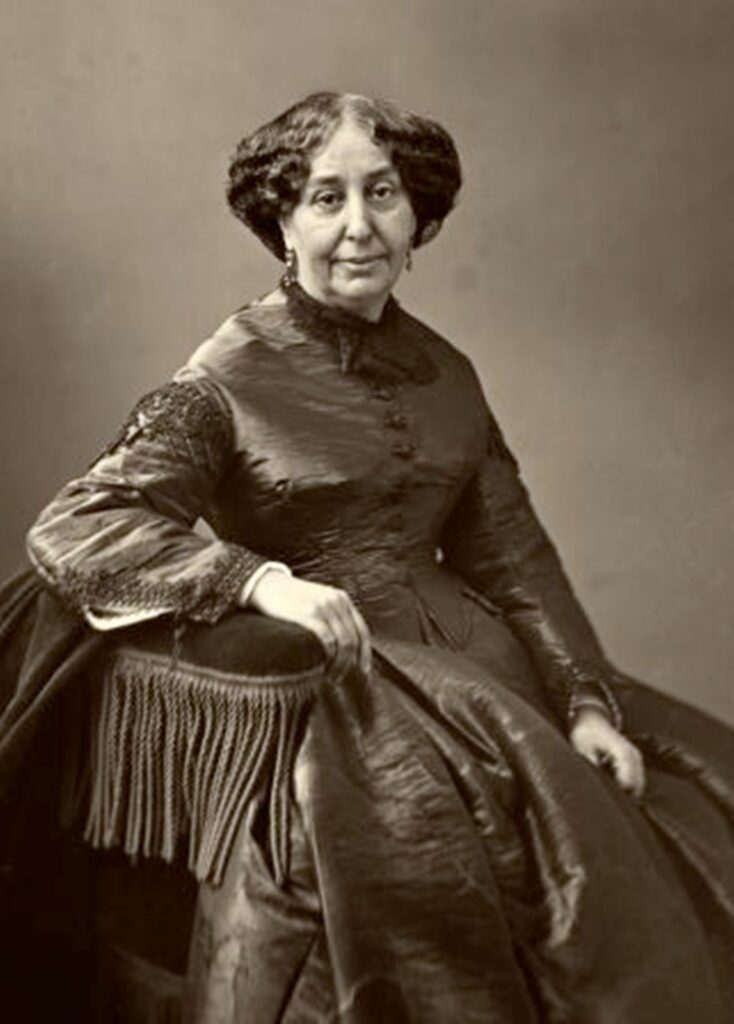 George Sand (1864) - Félix Nadar Tablo