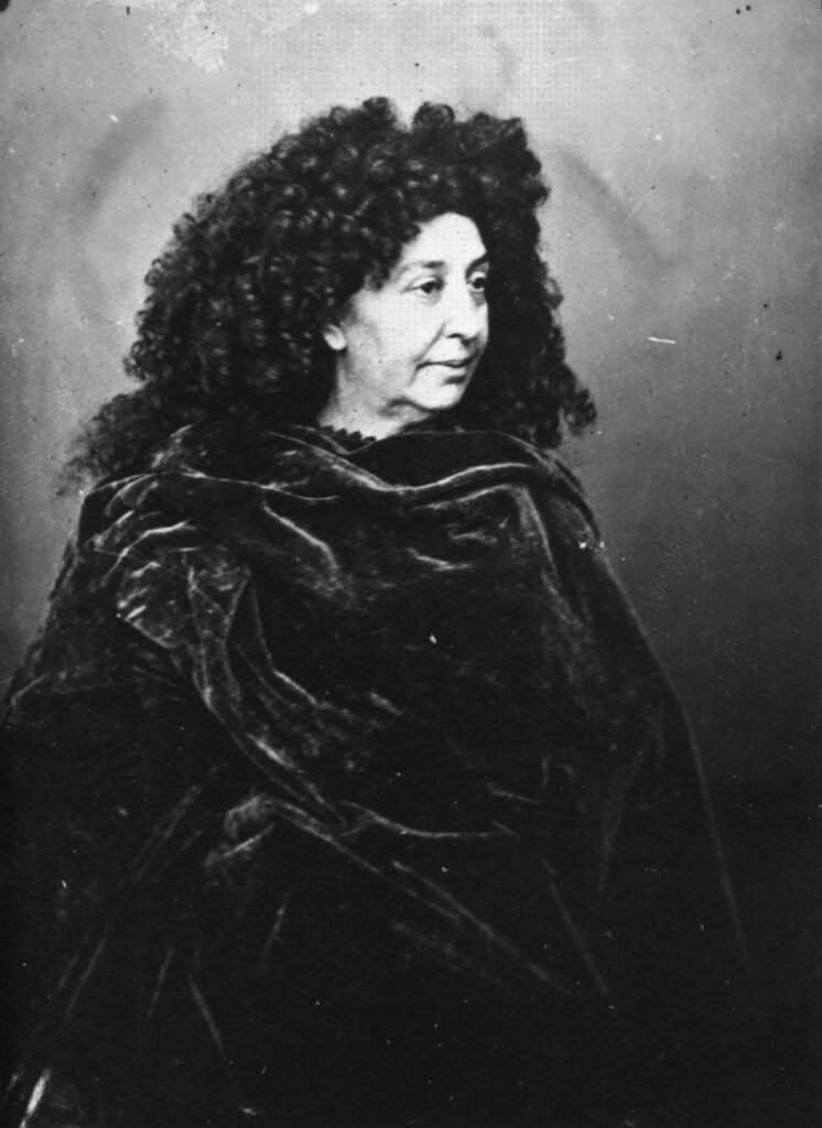 George Sand - Félix Nadar Tablo