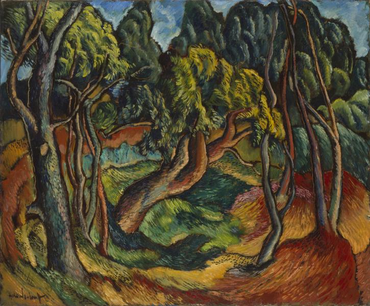 Georgia Landscape (1935) – Hale Woodruff Tablo