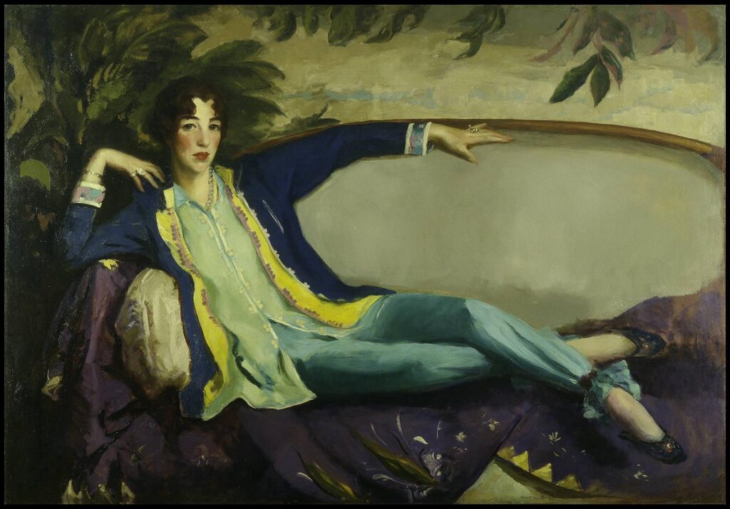 Gertrude Vanderbilt Whitney (1916) - Robert Henri Tablo