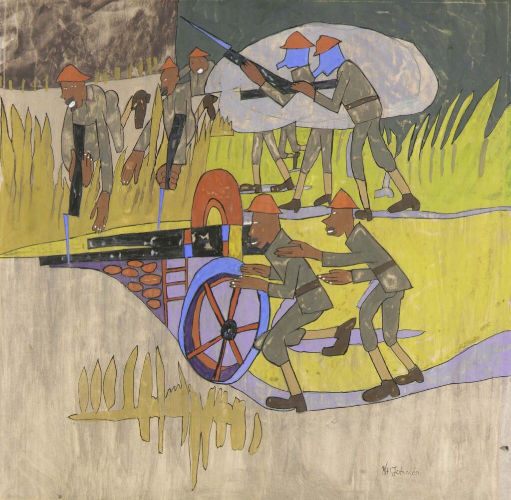 Get the War Going (1942) - William H. Johnson Tablo