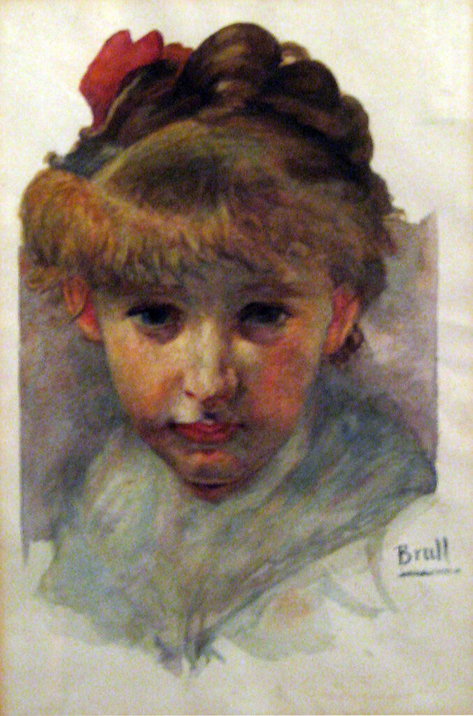 Girl (1887) - Joan Brull Tablo