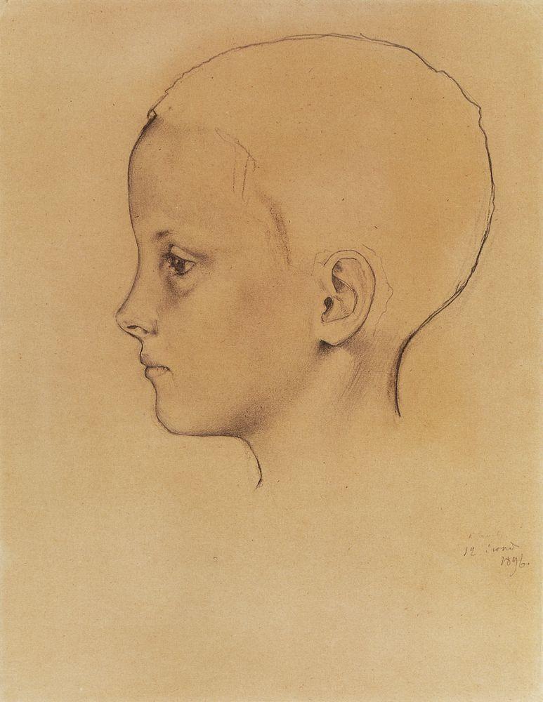 Girl Olia 1 (1896) – Konstantin Somov Tablo