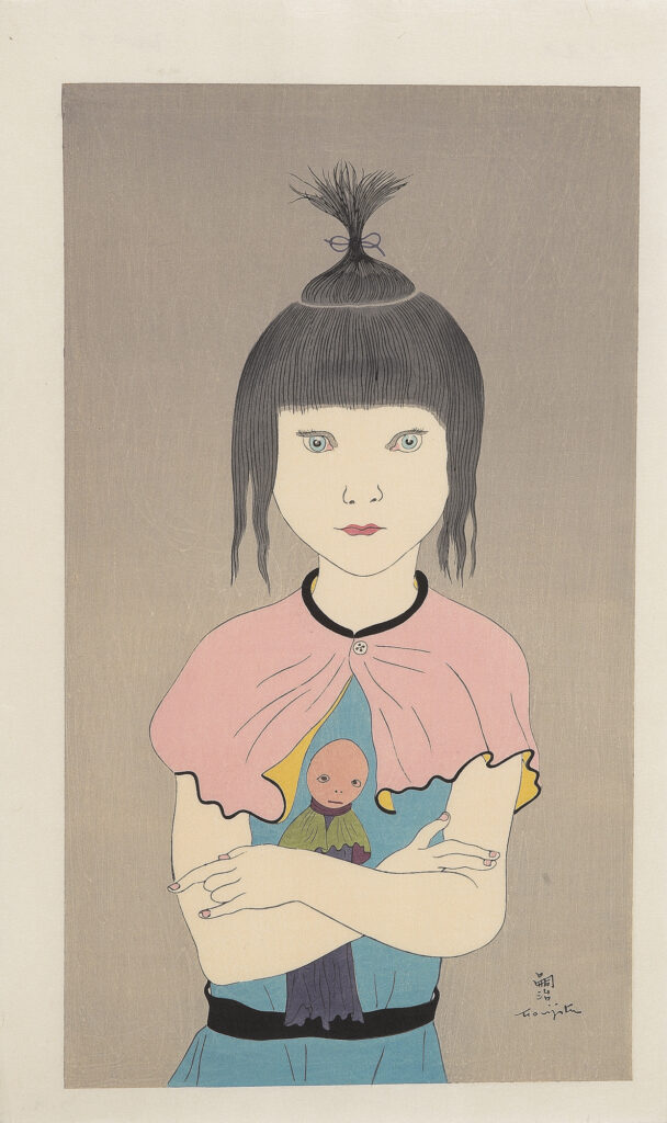 Girl - Tsuguharu Foujita Tablo