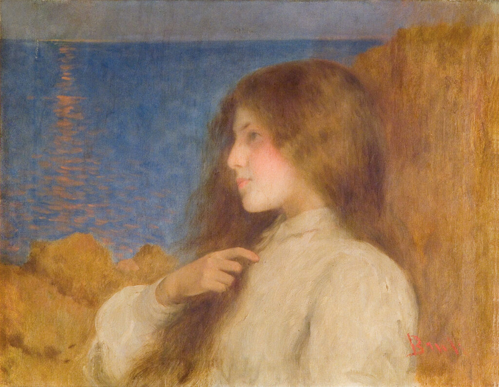 Girl by the sea - Joan Brull Tablo