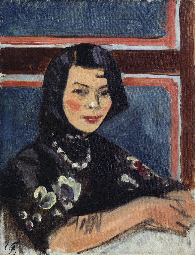 Girl from Taiwan (1933) - Fujishima Takeji Tablo