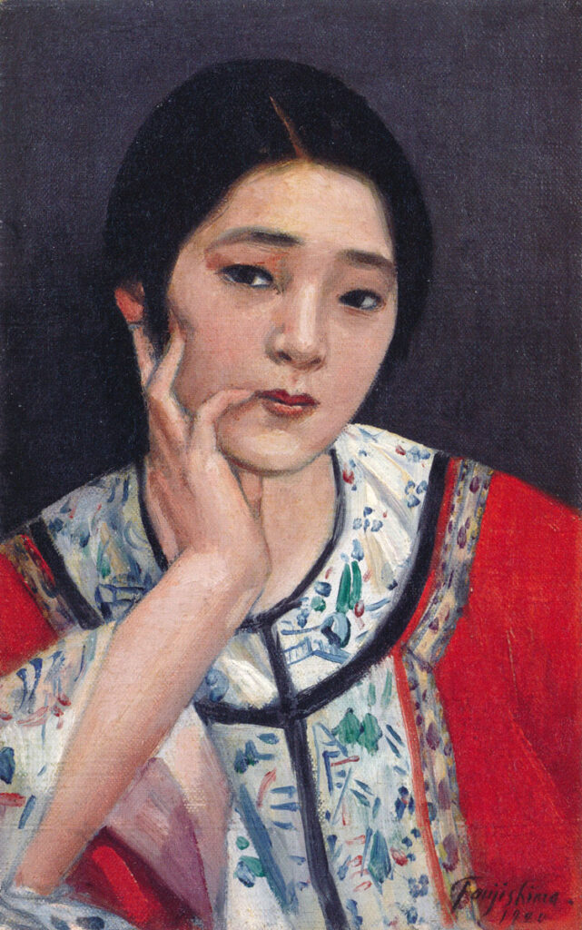 Girl in Chinese Dress – Fujishima Takeji Tablo
