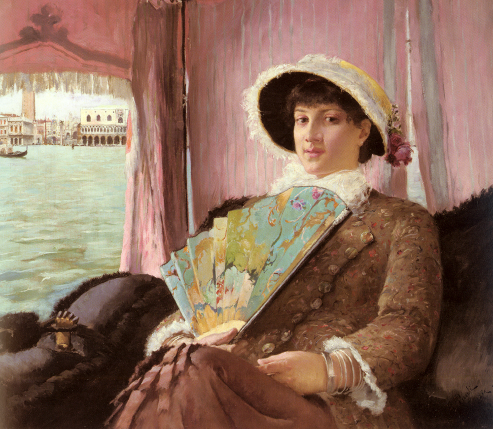 Girl in a Gondola - Georg Pauli Tablo