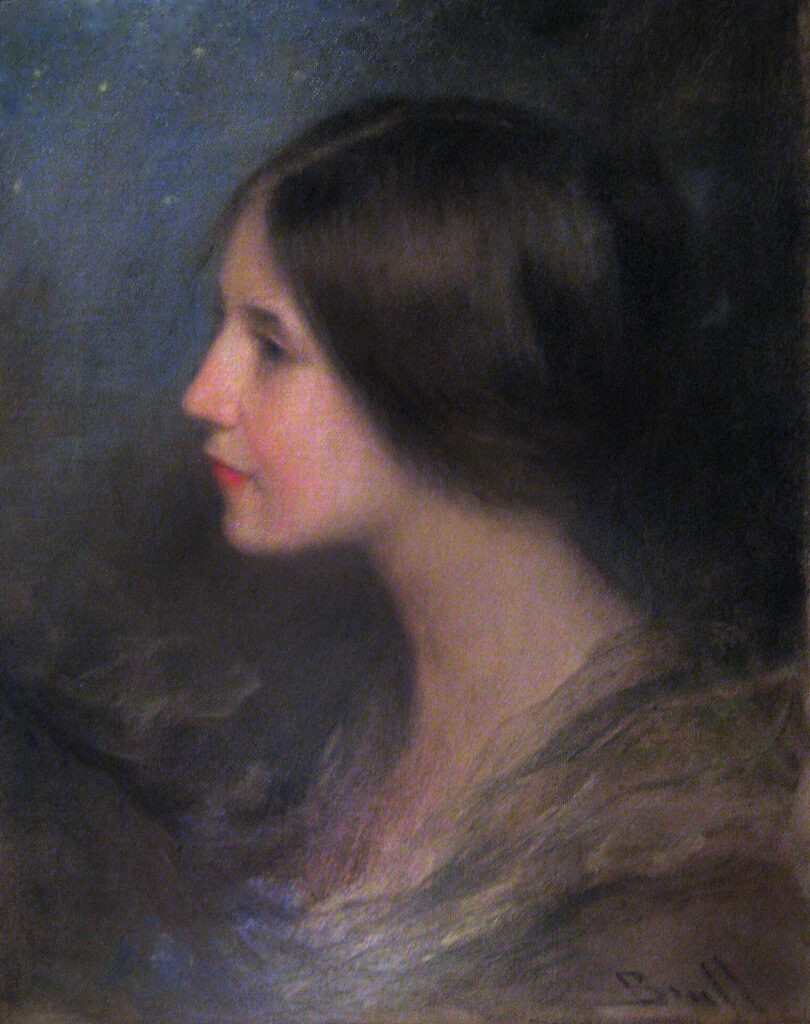 Girl in profile – Joan Brull Tablo
