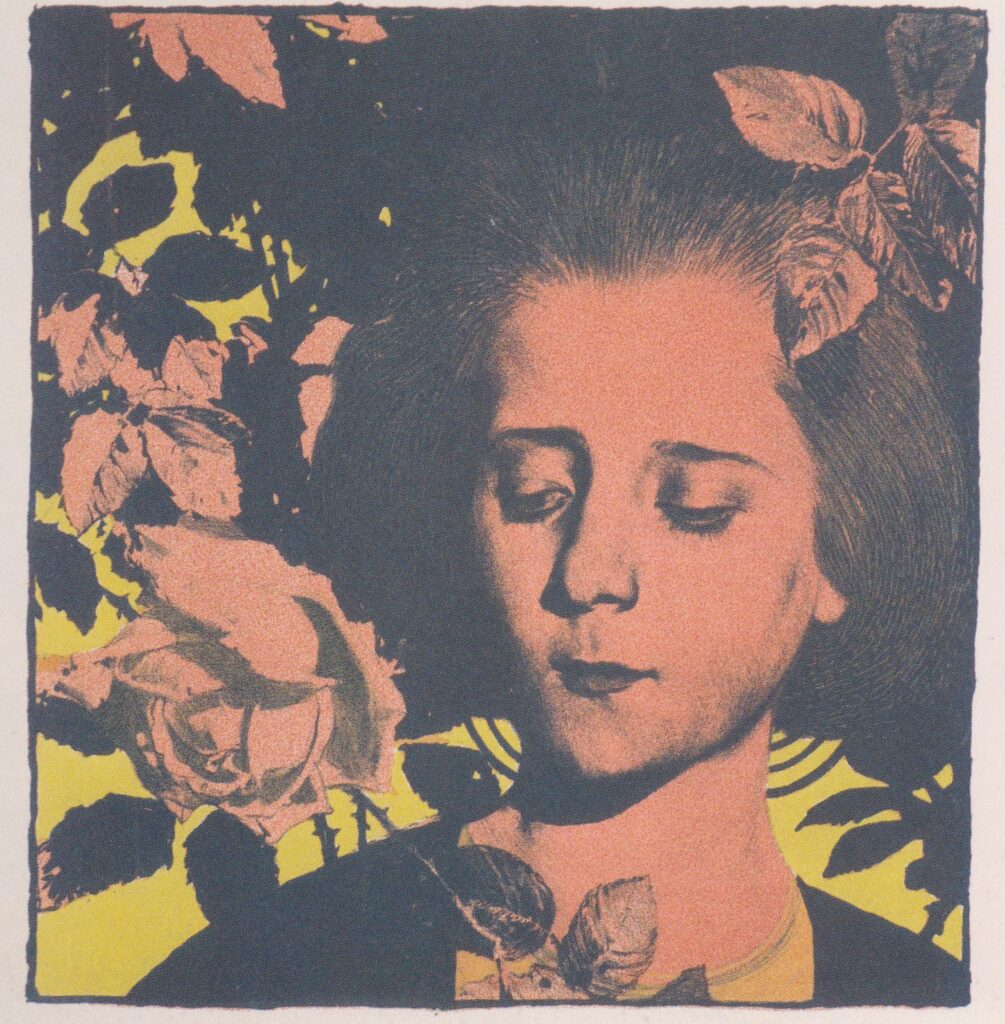 Girl in rose (1898) – Koloman Moser Tablo