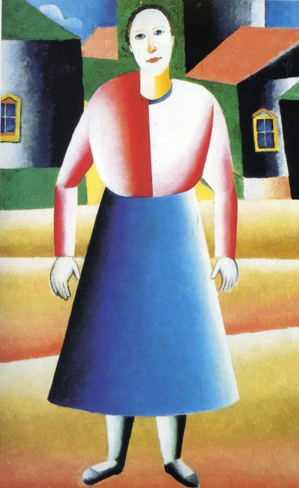 Girl in the Country (1929) - Kazimir Malevich Tablo