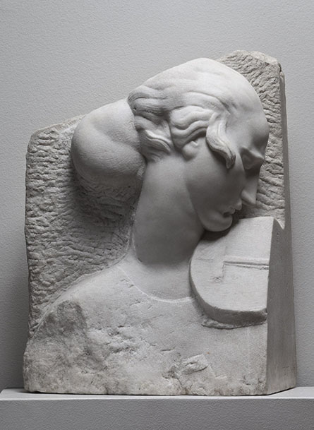 Girl with Violin (1922) - Ivan Meštrović Tablo