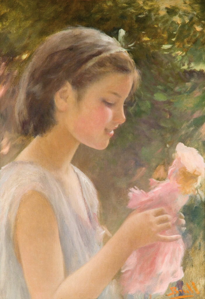 Girl with doll (1904) - Joan Brull Tablo