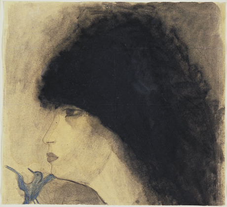 Girl's Head (1918) - Marie Laurencin Tablo