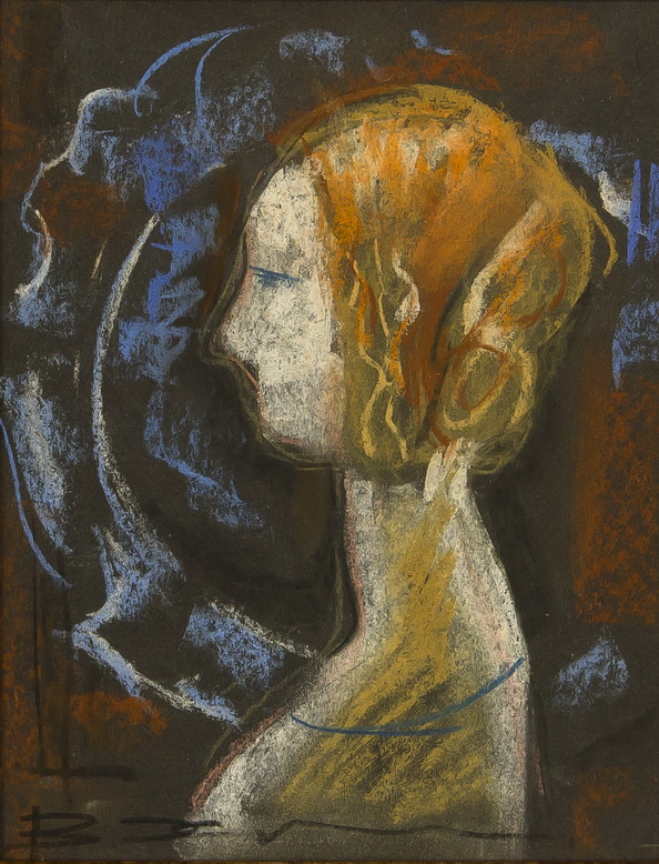 Girl's profile - Valentin Khrushch Tablo