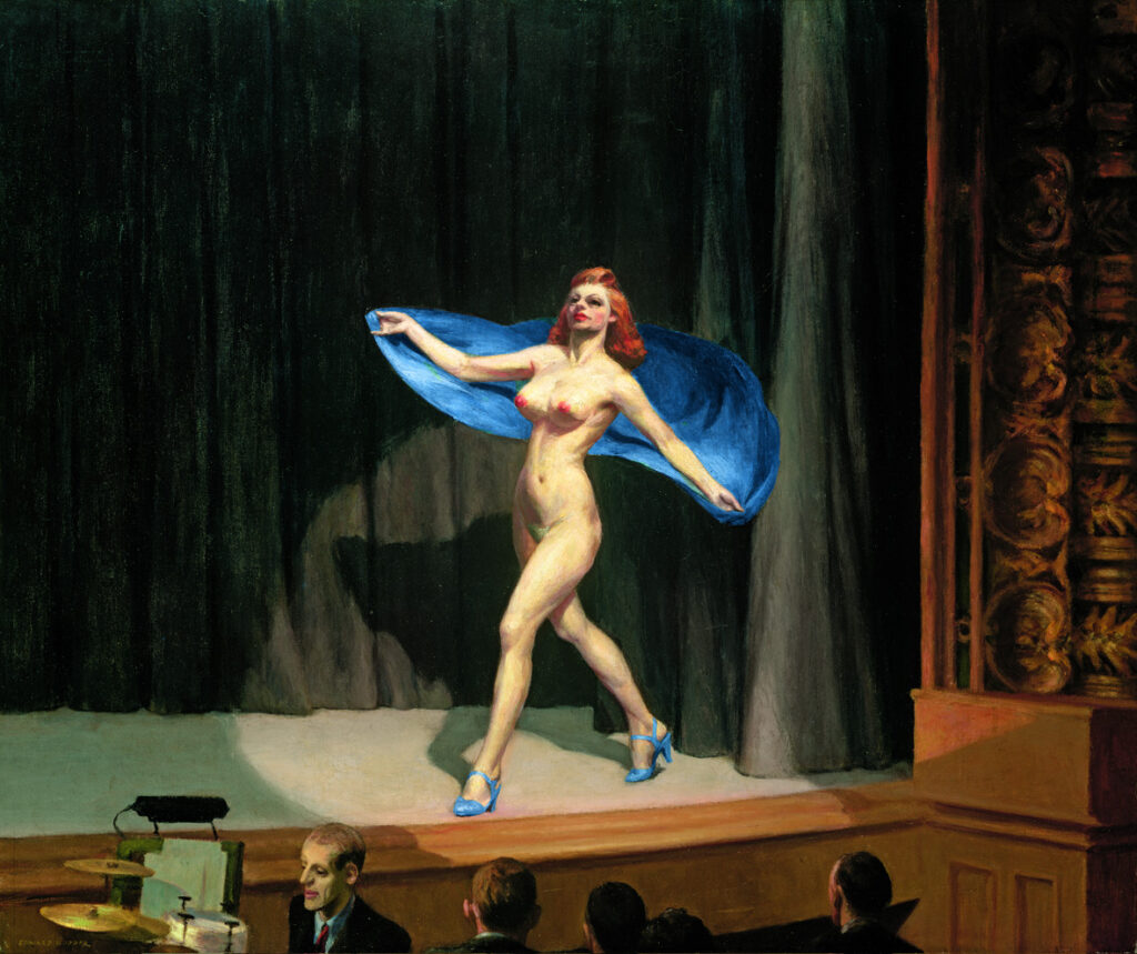 Girlie Show (1941) - Edward Hopper Tablo
