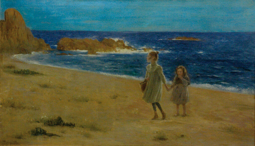 Girls on the Beach - Joan Brull Tablo