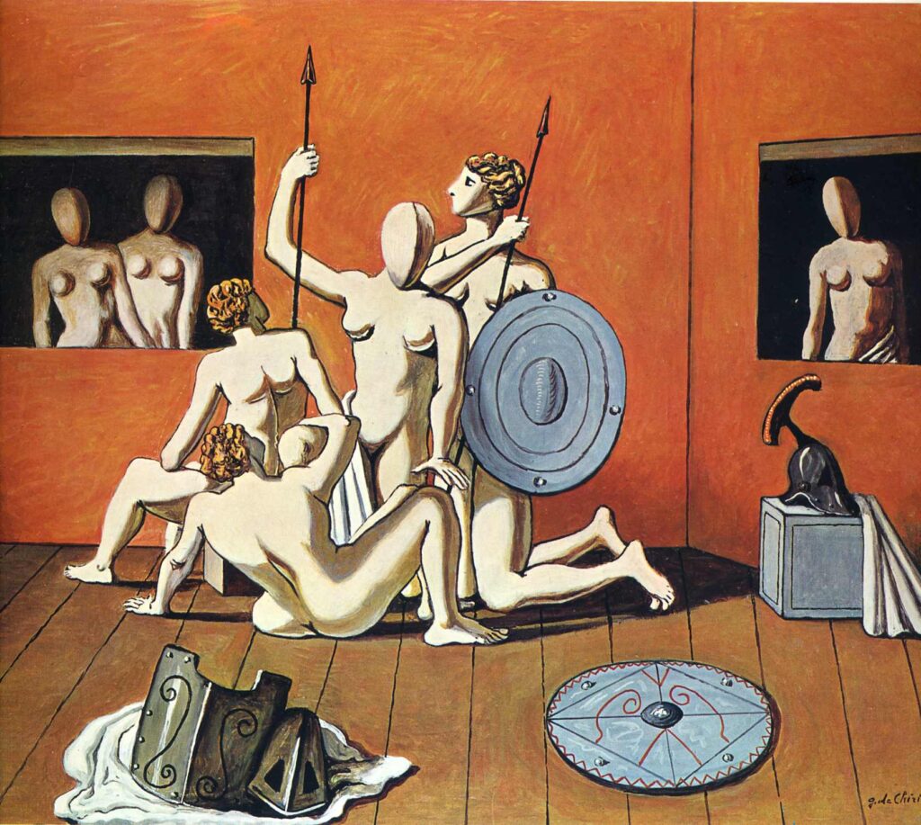 Gladiators - Giorgio de Chirico Tablo