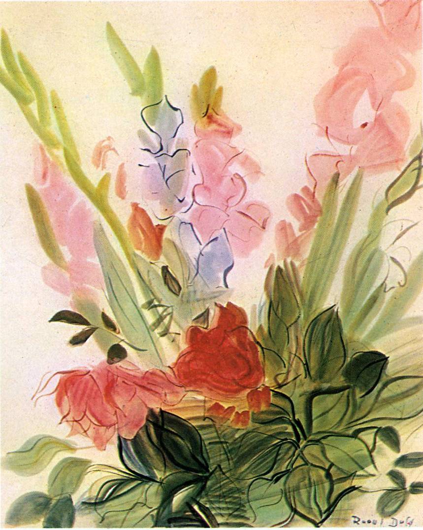 Gladioli (1942) - Raoul Dufy Tablo