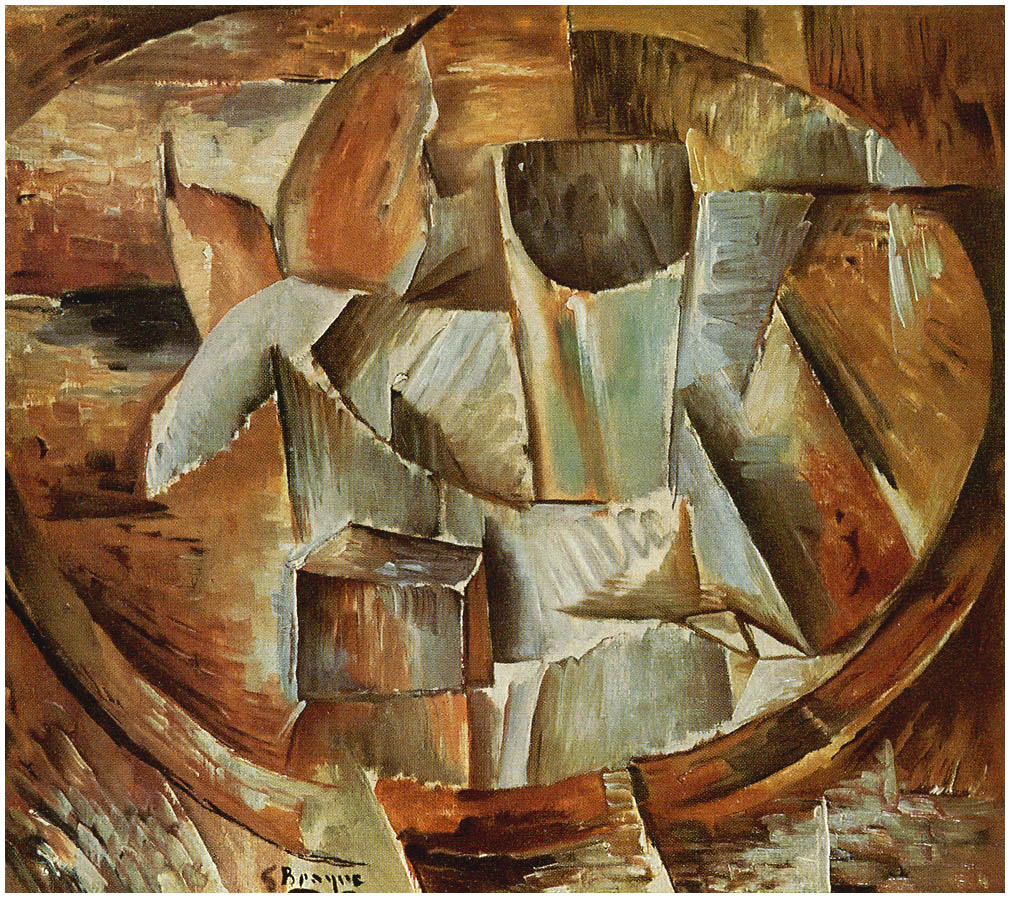 Glass on a Table (1909) - Georges Braque Tablo