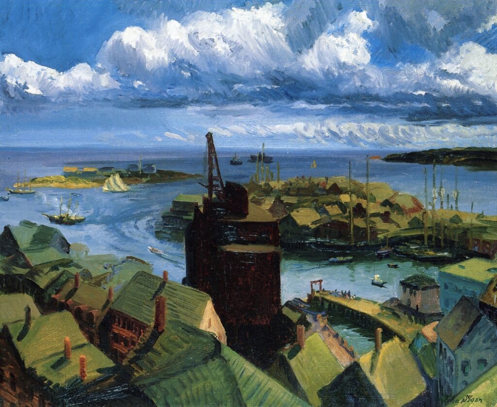 Gloucester Harbor (1916) - John French Sloan Tablo