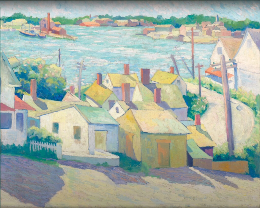 Gloucester Harbor (1929) - Allan Randall Freelon Tablo