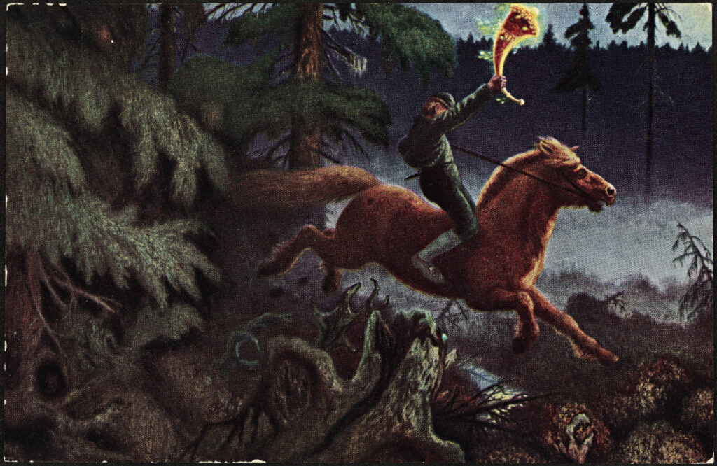 Gold Horn (1910) - Theodor Severin Kittelsen Tablo