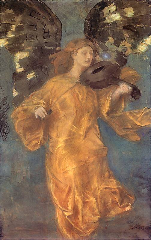 Golden Angel (1900) – Teodor Axentowicz Tablo