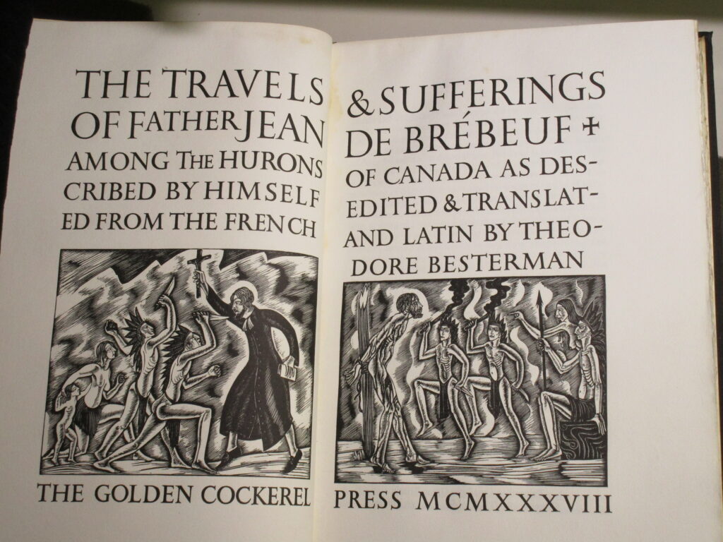 Golden Cockerel Press - Eric Gill Tablo
