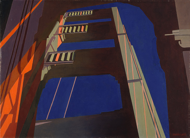 Golden Gate (1955) - Charles Sheeler Tablo
