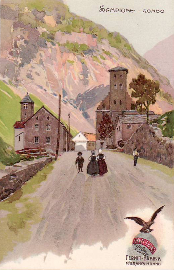 Gondo (1906) – Leopoldo Metlicovitz Tablo