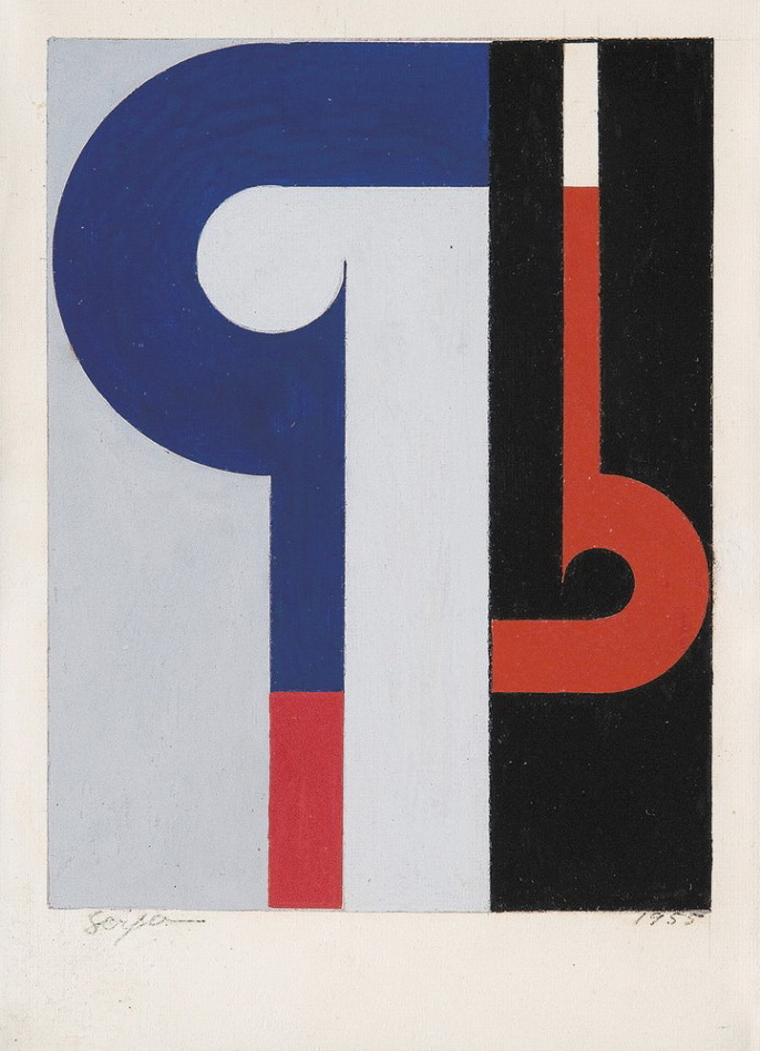 Gouache (1955) – Ivan Serpa Tablo