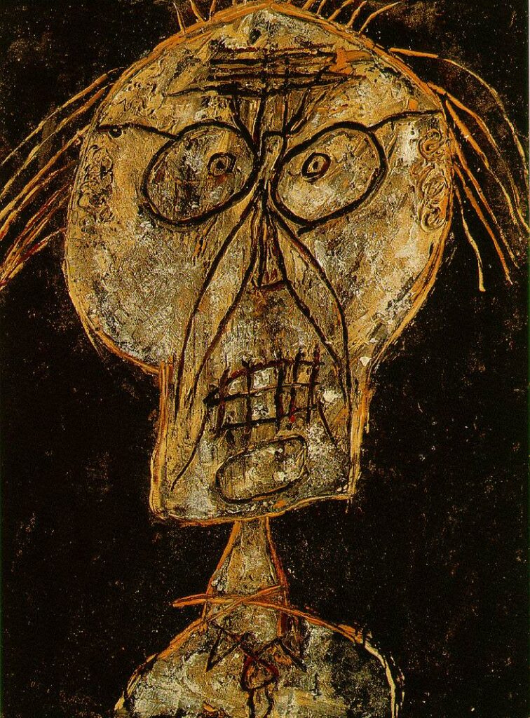 Grand Maitre of the Outsider (1947) – Jean Dubuffet Tablo