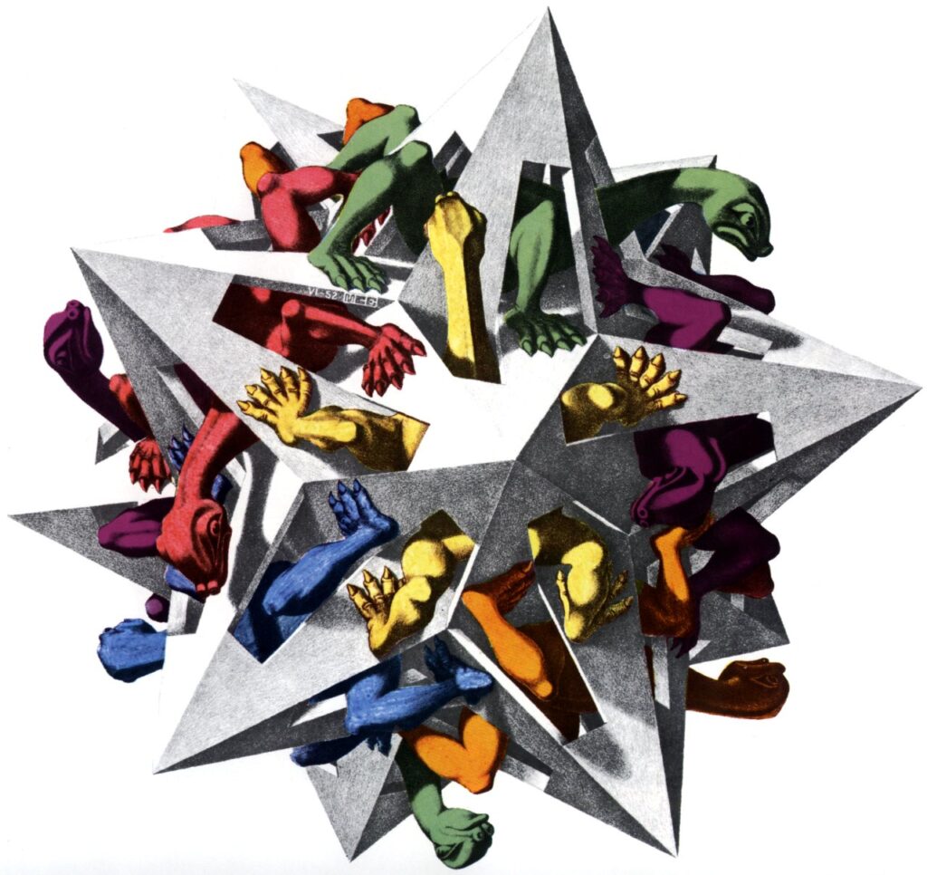 Gravitation (1952) - M. C. Escher Tablo