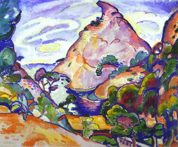 Gray weather in cove (1907) - Georges Braque Tablo