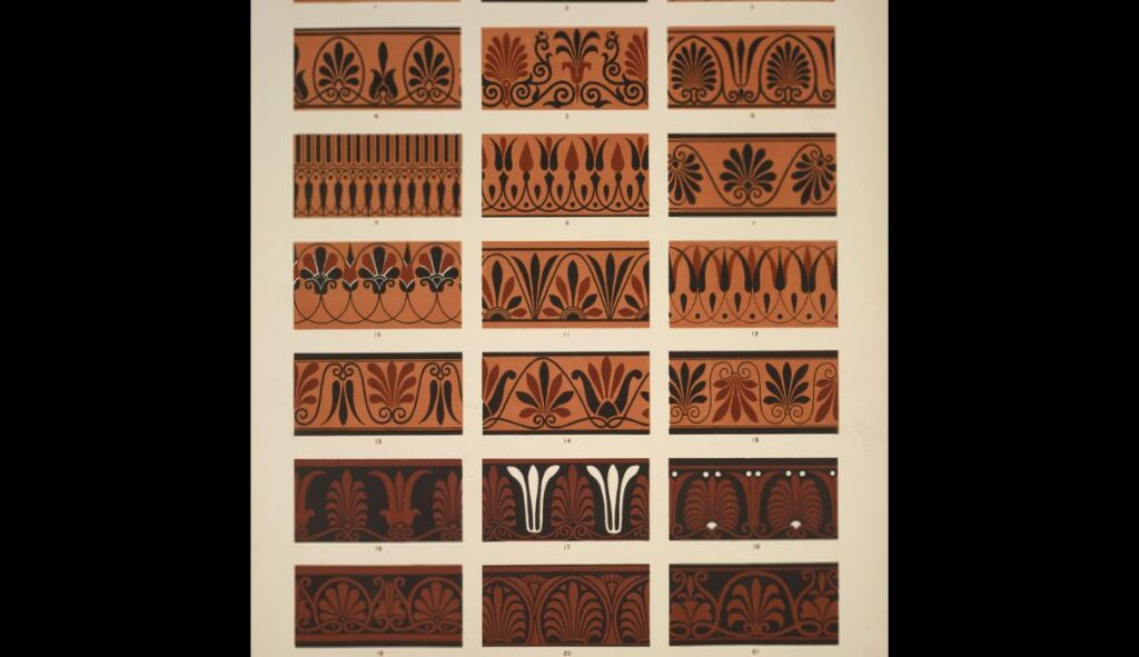 Greek no. 2. The various forms of the Greek fret. - Owen Jones Tablo