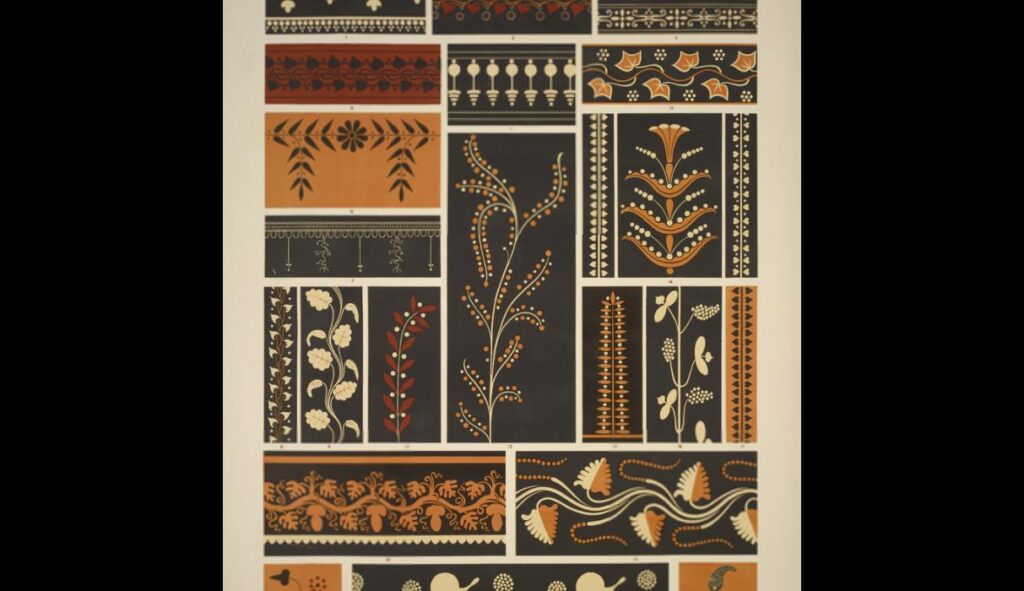 Greek no. 7. Ornaments from Greek and Etruscan vases – Owen Jones Tablo
