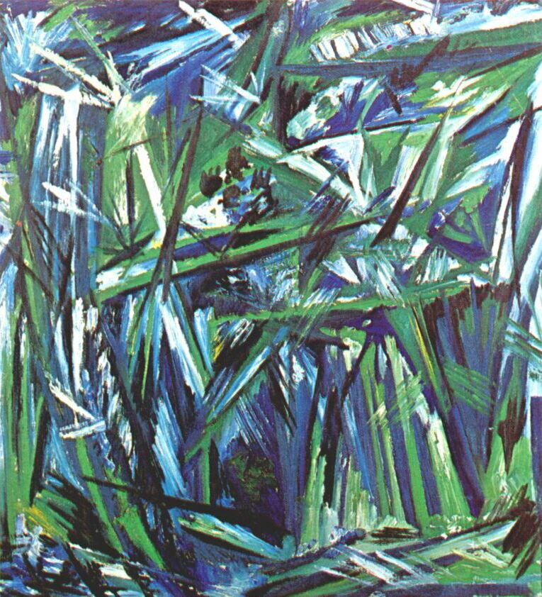 Green Forest (1911) - Natalia Goncharova Tablo