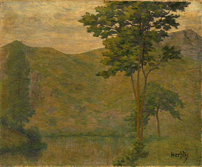 Green Landscape (1901) - Auguste Herbin Tablo