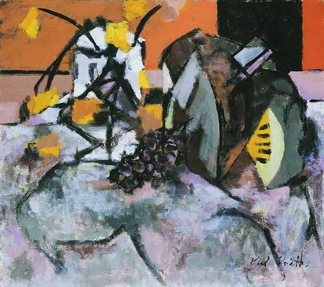 Green Squash (1948) - Karl Knaths Tablo