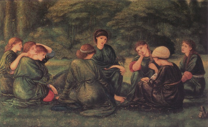 Green Summer (1868) – Edward Burne-Jones Tablo