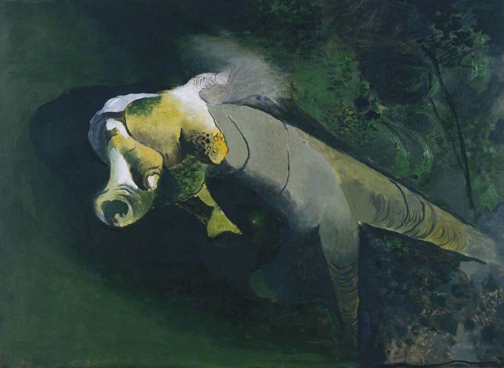 Green Tree Form. Interior of Woods (1940) - Graham Sutherland Tablo
