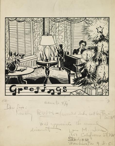 Greetings (1948) – Lois Mailou Jones Tablo