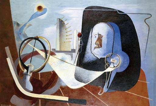 Guglielmo Marconi (1939) – Enrico Prampolini Tablo